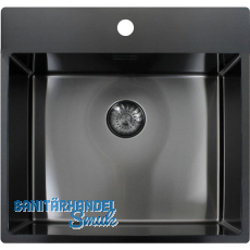 SOLIDO 2D-Spüle CAPP50KR10GM Edelstahl-Anthrazit Gun Metal SOLIDO 2D-Spüle CAPP50KR10GM Edelstahl-Anthrazit Gun Metal