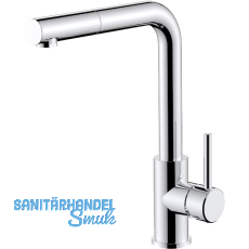 SOLIDO Küchenarmatur CABL003CHU mit ausziehbarem Auslauf druckfest, Chrom SOLIDO Küchenarmatur CABL003CHU mit ausziehbarem Auslauf druckfest, Chrom