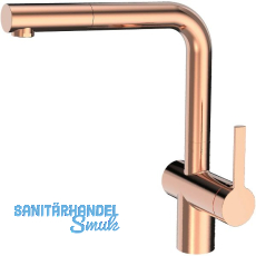 SOLIDO K�chenarmatur CA1108COU mit ausziehbarem Auslauf druckfest, Kupfer