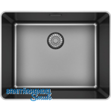 SOLIDO fl�chenb�ndige Sp�le CAPPSR50R20GM Slim Frame Edelst.-Anthrazit Gun Metal