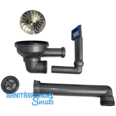 CARESSI Ab- und Überlaufgarnitur CABLPP50519 Edelstahl CARESSI Ab- und Überlaufgarnitur CABLPP50519 Edelstahl