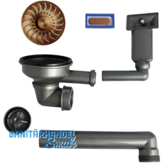 CARESSI Ab- und �berlaufgarnitur CAPP50519CO Kupfer