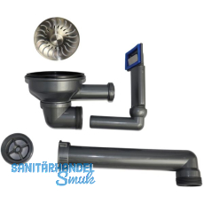 CARESSI Ab- und �berlaufgarnitur CAPP50519 Edelstahl