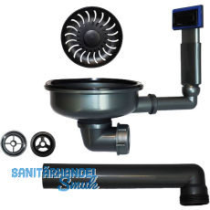 CARESSI Ab- und �berlaufgarnitur CAGR505100BK Schwarz