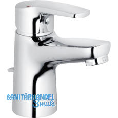 SOLIDO Waschtischarmatur Alpha 100 mit Ablaufgarnitur druckfest, Chrom