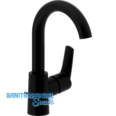 SOLIDO Waschtischarmatur Alpha 300 C druckfest, Schwarz matt