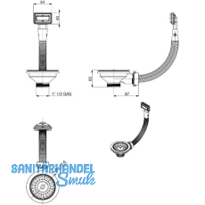 REGINOX Ab- und �berlaufventil 3.505.501.04