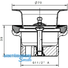 REGINOX Ablaufventil R22665 REGINOX Ablaufventil R22665