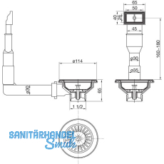 REGINOX Ab- und Überlaufventil R32534 REGINOX Ab- und Überlaufventil R32534
