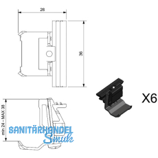REGINOX Befestigungsklammern Z1181