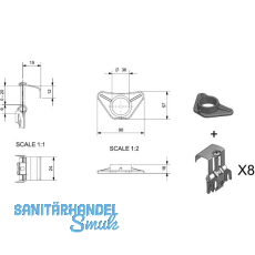 REGINOX Befestigungsklammern Z1267