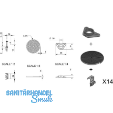 REGINOX Befestigungsklammern Z1324