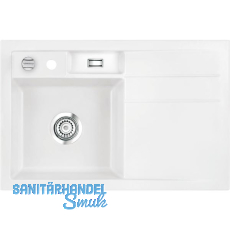 SYSTEMCERAM Einbausp�le Bela 78, 780 x 510 mm �1,5% Tropfteil rechts, Polar