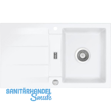 SYSTEMCERAM Einbausp�le Genea 87, 870 x 510 mm �1,5% reversibel, Polar