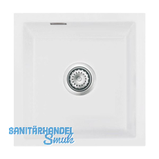 SYSTEMCERAM flächenbündige Spüle Mera 46 F/o, Polar SYSTEMCERAM flächenbündige Spüle Mera 46 F/o, Polar