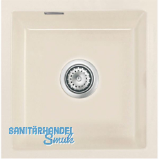 SYSTEMCERAM Unterbau-Spüle Mera 40U Magnolie Excenter SYSTEMCERAM Unterbau-Spüle Mera 40U Magnolie Excenter