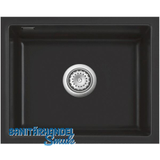 SYSTEMCERAM Unterbau-Sp�le Mera 50U Nigra Excenter