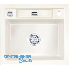 SYSTEMCERAM Einbausp�le Bela 57, 575 x 510 mm reversibel, Magnolie Excenter