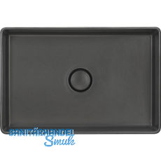 SYSTEMCERAM Aufsatzwaschtisch Lavara 60, Schiefer SYSTEMCERAM Aufsatzwaschtisch Lavara 60, Schiefer