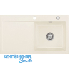 SYSTEMCERAM Einbausp�le Mera 90, 900 x 510 mm �1,5% Tt. links, Jasmin Excenter