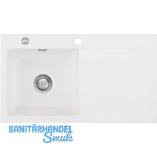 SYSTEMCERAM Einbausp�le Mera 90, 900 x 510 mm Tt. rechts, Polar