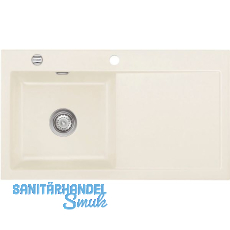 SYSTEMCERAM Einbausp�le Mera 90, 900 x 510 mm Tt. rechts, Jasmin Exzenter