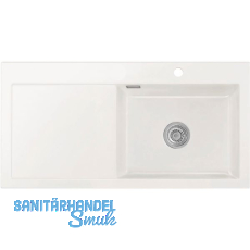 SYSTEMCERAM Einbauspüle Mera 100 SL, 1000 x 510 mm TT. links, Grönland SYSTEMCERAM Einbauspüle Mera 100 SL, 1000 x 510 mm TT. links, Grönland
