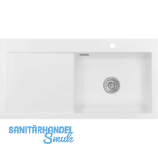 SYSTEMCERAM Einbausp�le Mera 100 SL, 1000 x 510 mm TT. links, Polar