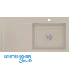SYSTEMCERAM Einbauspüle Mera 100 SL, 1000 x 510 mm TT. links, Fango SYSTEMCERAM Einbauspüle Mera 100 SL, 1000 x 510 mm TT. links, Fango