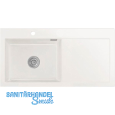 SYSTEMCERAM Einbauspüle Mera 100 SL, 1000 x 510 mm TT. rechts, Grönland SYSTEMCERAM Einbauspüle Mera 100 SL, 1000 x 510 mm TT. rechts, Grönland