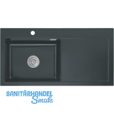 SYSTEMCERAM Einbausp�le Mera 100 SL, 1000 x 510 mm TT. rechts, Schiefer