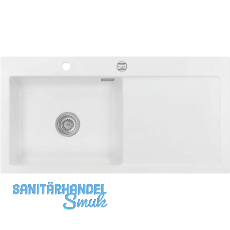 SYSTEMCERAM Einbauspüle Mera 100 SL, 1000 x 510 mm TT. rechts, Polar Exzenter SYSTEMCERAM Einbauspüle Mera 100 SL, 1000 x 510 mm TT. rechts, Polar Exzenter