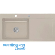 SYSTEMCERAM Einbauspüle Mera 100 SL, 1000 x 510 mm TT. rechts, Fango Exzenter SYSTEMCERAM Einbauspüle Mera 100 SL, 1000 x 510 mm TT. rechts, Fango Exzenter