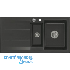 SYSTEMCERAM Einbauspüle Genea 100, 1000 x 510 mm ±1,5% rev., Schiefer SYSTEMCERAM Einbauspüle Genea 100, 1000 x 510 mm ±1,5% rev., Schiefer