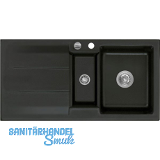 SYSTEMCERAM Einbausp�le Genea 100, 1000 x 510 mm �1,5% rev., Nigra Excenter