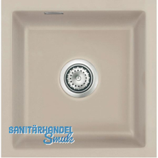 SYSTEMCERAM flächenbündige Spüle Mera 46 F/o, Fango SYSTEMCERAM flächenbündige Spüle Mera 46 F/o, Fango