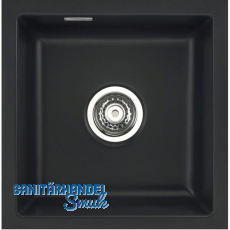 SYSTEMCERAM flächenbündige Spüle Mera 46 F/o, Nigra SYSTEMCERAM flächenbündige Spüle Mera 46 F/o, Nigra