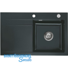 SYSTEMCERAM Einbausp�le Stema 80, 800 x 510 mm �1,5% Tropfteil links, Eibe