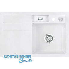 SYSTEMCERAM Einbausp�le Bela 78, 780 x 510 mm �1,5% Tropfteil links, Gr�nland