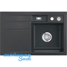 SYSTEMCERAM Einbausp�le Bela 78, 780 x 510 mm �1,5% Tropfteil links, Schiefer