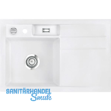 SYSTEMCERAM Einbausp�le Bela 78, 780 x 510 mm �1,5% Tropfteil rechts, Gr�nland