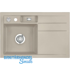 SYSTEMCERAM Einbausp�le Bela 78, 780 x 510 mm �1,5% Tropfteil rechts, Fango