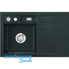 SYSTEMCERAM Einbauspüle Bela 78 Excenter, 780 x 510 mm Tropfteil rechts, Eibe SYSTEMCERAM Einbauspüle Bela 78 Excenter, 780 x 510 mm Tropfteil rechts, Eibe