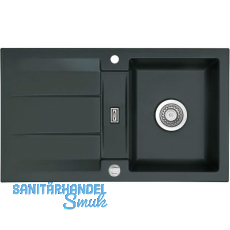 SYSTEMCERAM Einbauspüle Genea 87, 870 x 510 mm ±1,5% reversibel, Eibe SYSTEMCERAM Einbauspüle Genea 87, 870 x 510 mm ±1,5% reversibel, Eibe