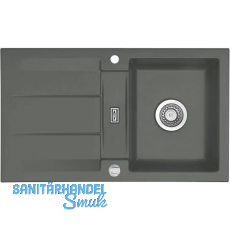 SYSTEMCERAM Einbausp�le Genea 87 Excenter, 870 x 510 mm reversibel, Lava