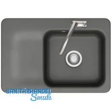 SYSTEMCERAM Einbausp�le Juna 75, 750 x 510 mm Tt. links, Lava