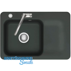 SYSTEMCERAM Einbauspüle Juna 75 Excenter, 750 x 510 mm Tt. rechts, Eibe SYSTEMCERAM Einbauspüle Juna 75 Excenter, 750 x 510 mm Tt. rechts, Eibe