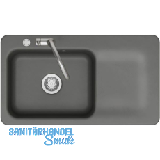 SYSTEMCERAM Einbauspüle Juna 90 Excenter, 900 x 510 mm Tt. rechts, Lava SYSTEMCERAM Einbauspüle Juna 90 Excenter, 900 x 510 mm Tt. rechts, Lava