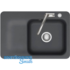 SYSTEMCERAM fl�chenb�ndige Sp�le Juna 75 F Excenter Tt. links, Schiefer