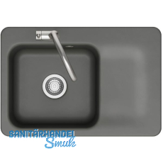 SYSTEMCERAM flächenbündige Spüle Juna 75 F, 726 x 486 mm Tt. rechts, Lava SYSTEMCERAM flächenbündige Spüle Juna 75 F, 726 x 486 mm Tt. rechts, Lava